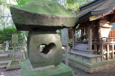 ハートの灯篭