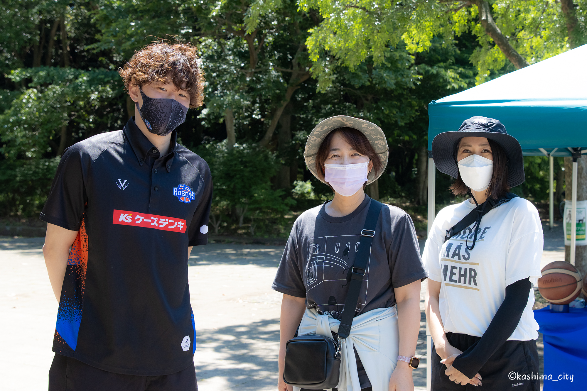 髙橋選手と女性２人