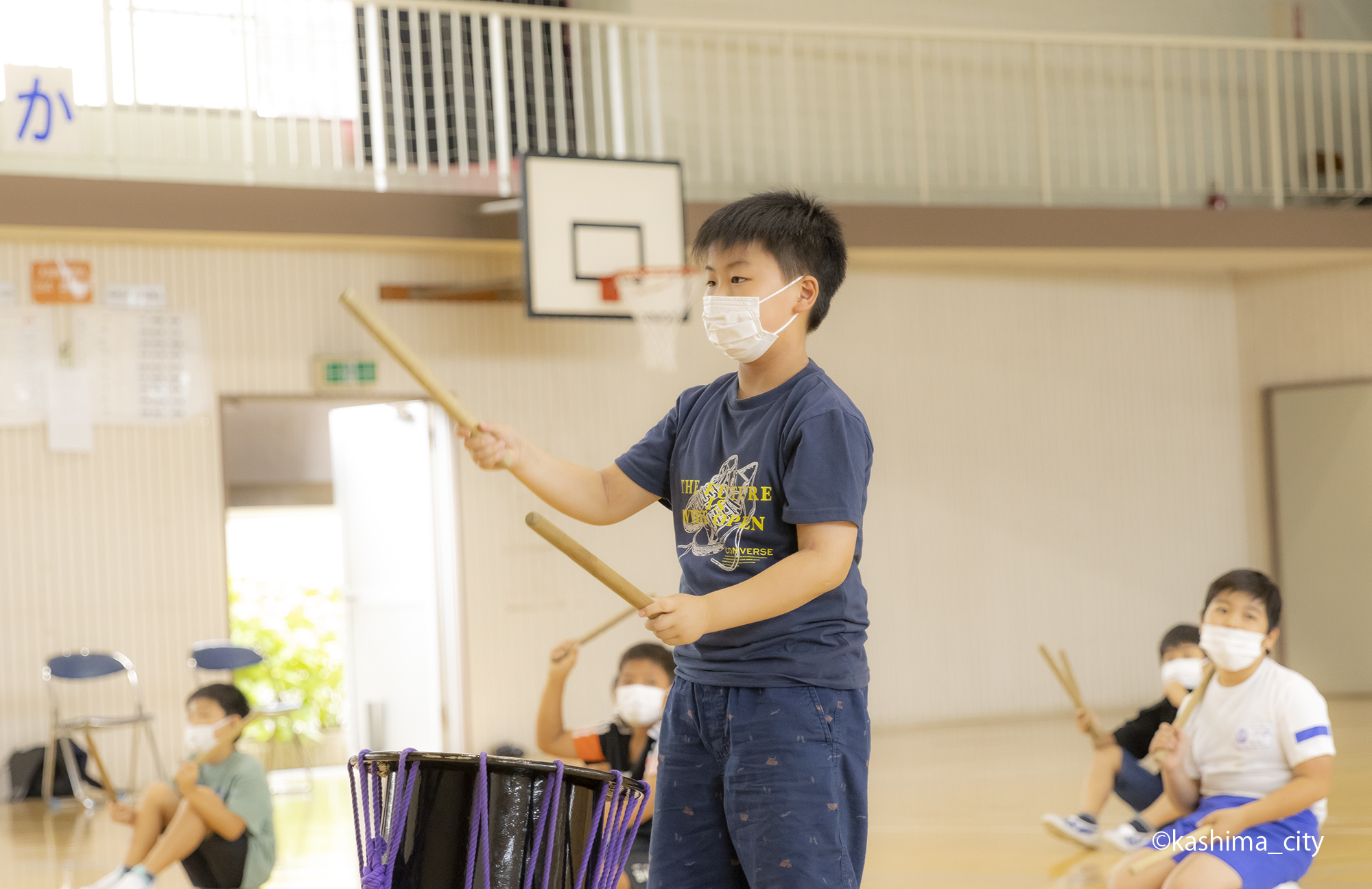太鼓体験④