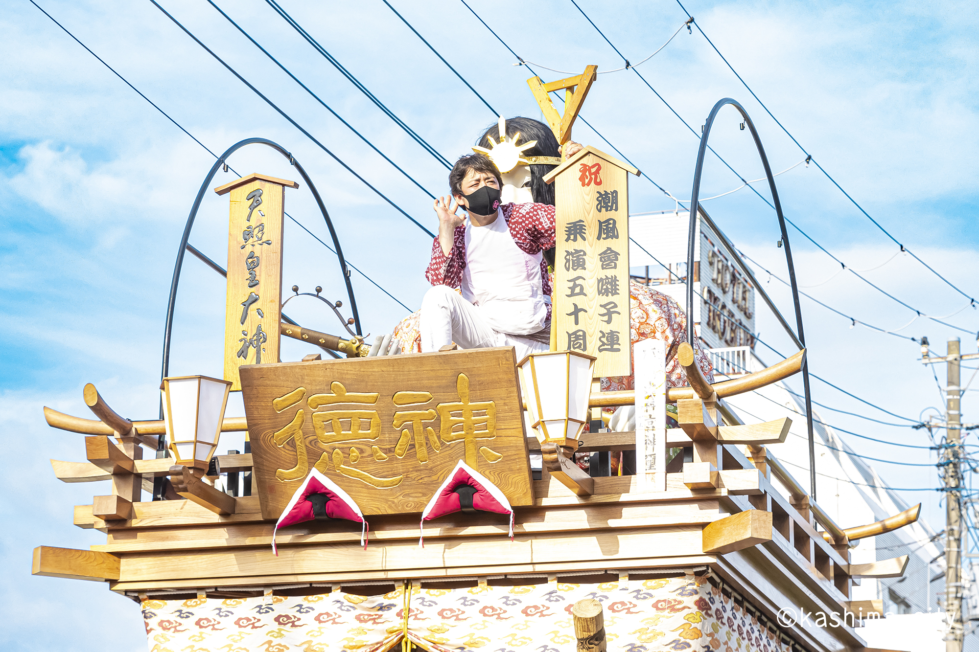 仲町地区山車曳き廻し⑤