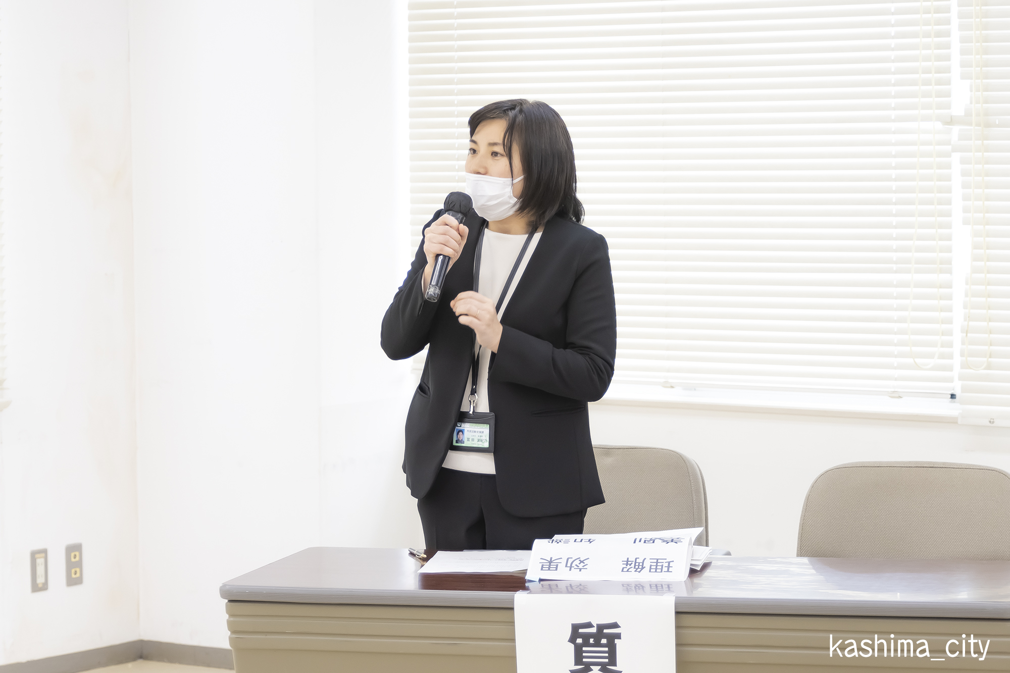 1班質問の様子①
