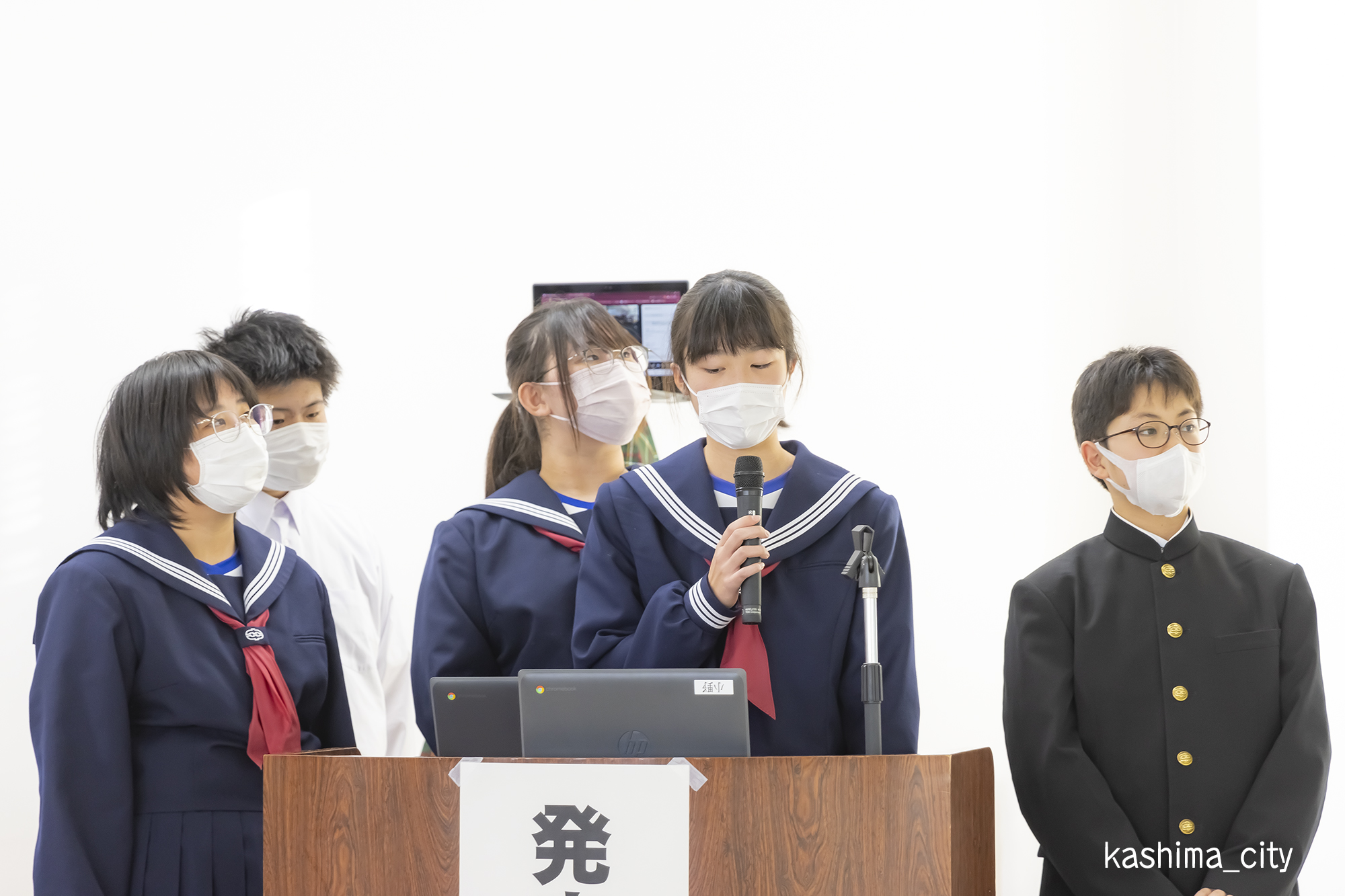 2班発表の様子①