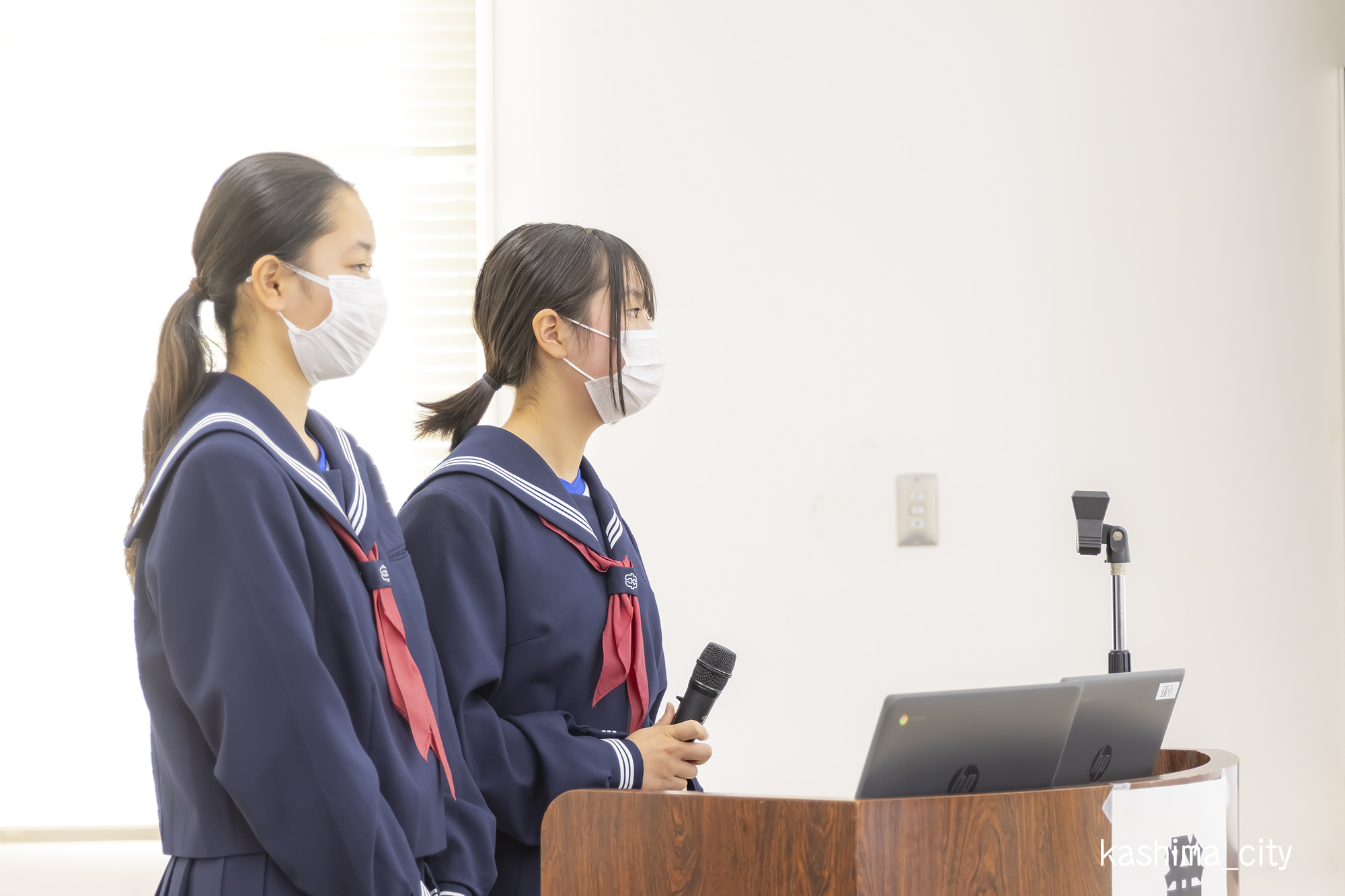 3班発表の様子①
