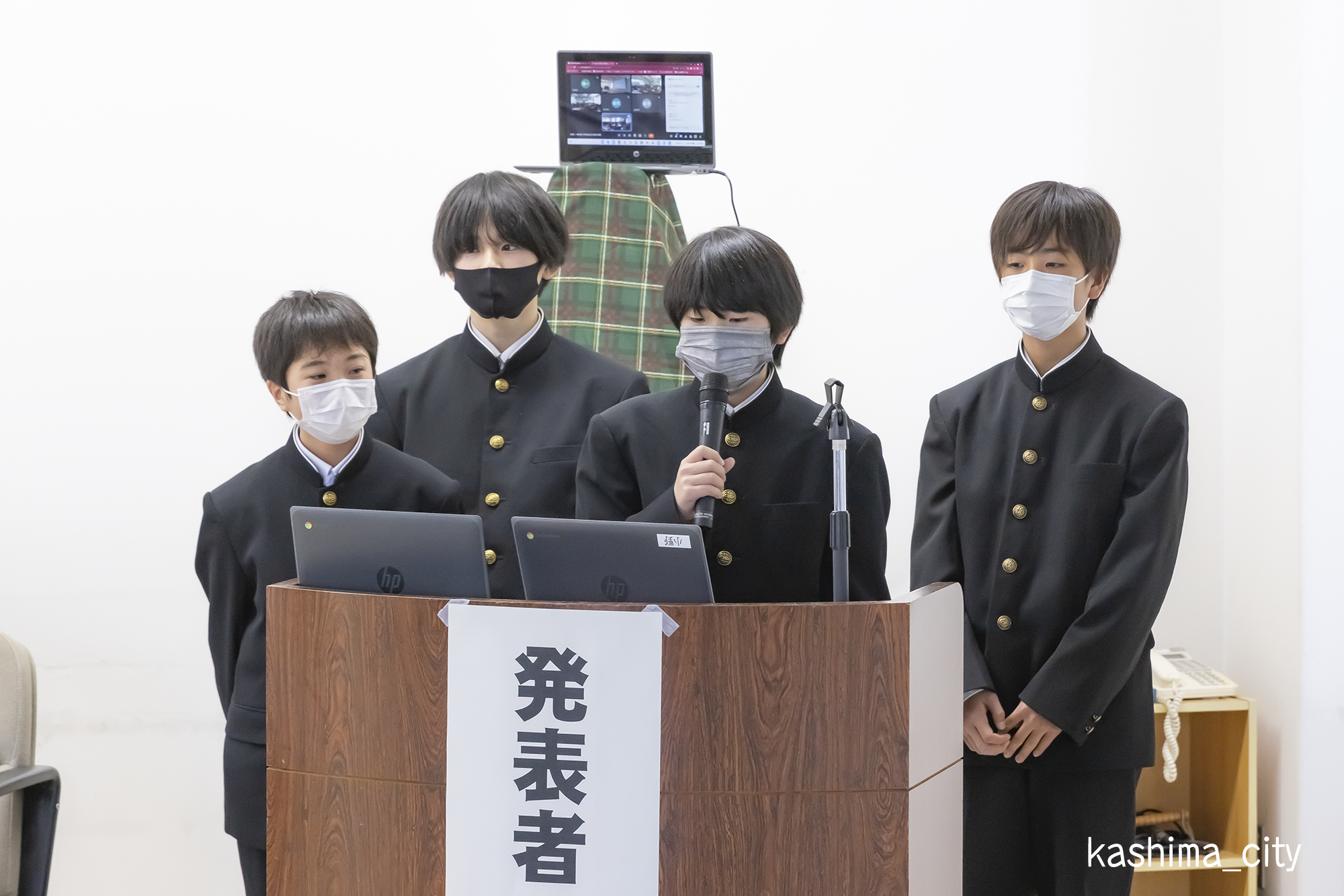5班発表の様子①
