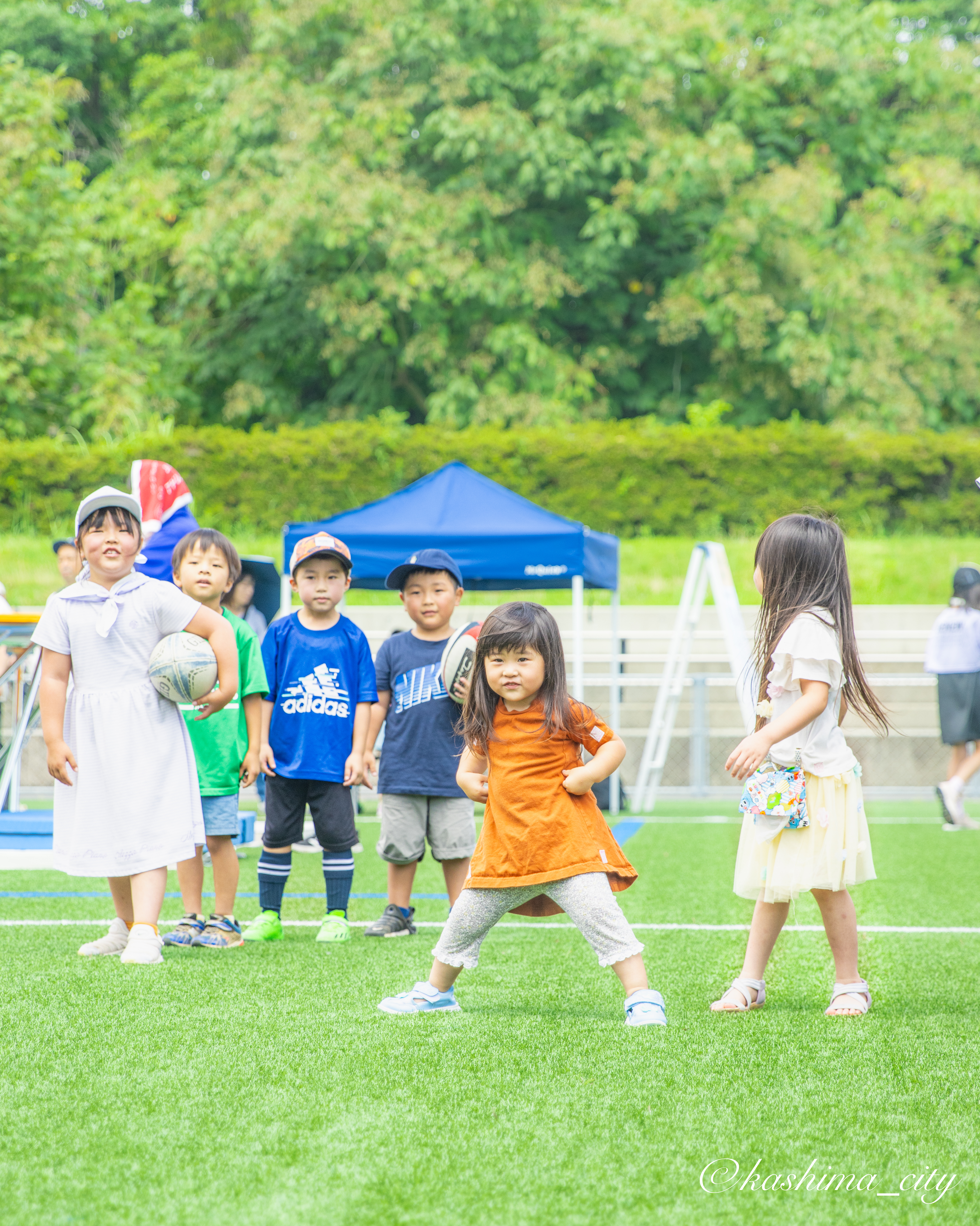 やる気満々で待つ子供たち