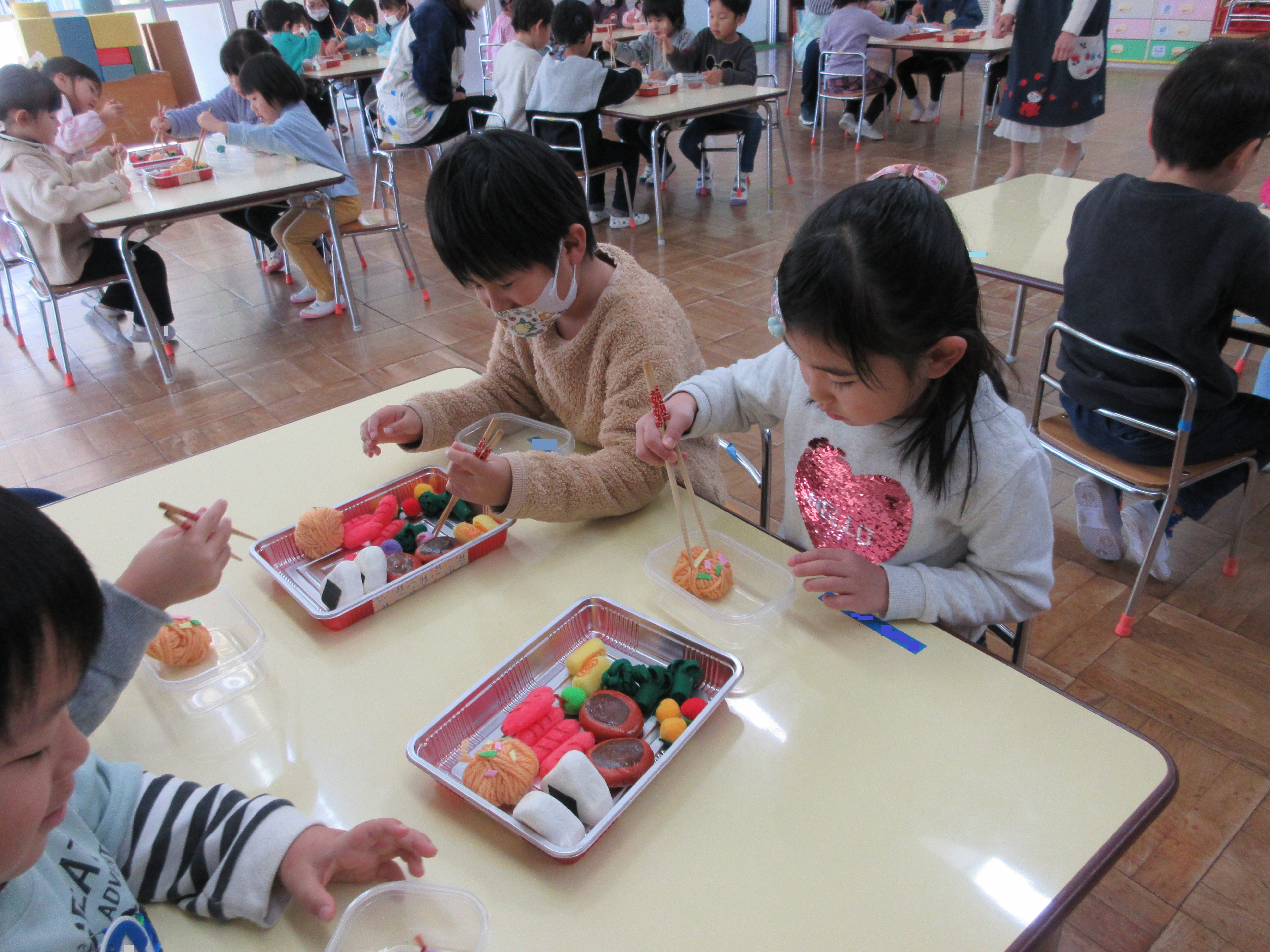 お弁当づくり・年長組