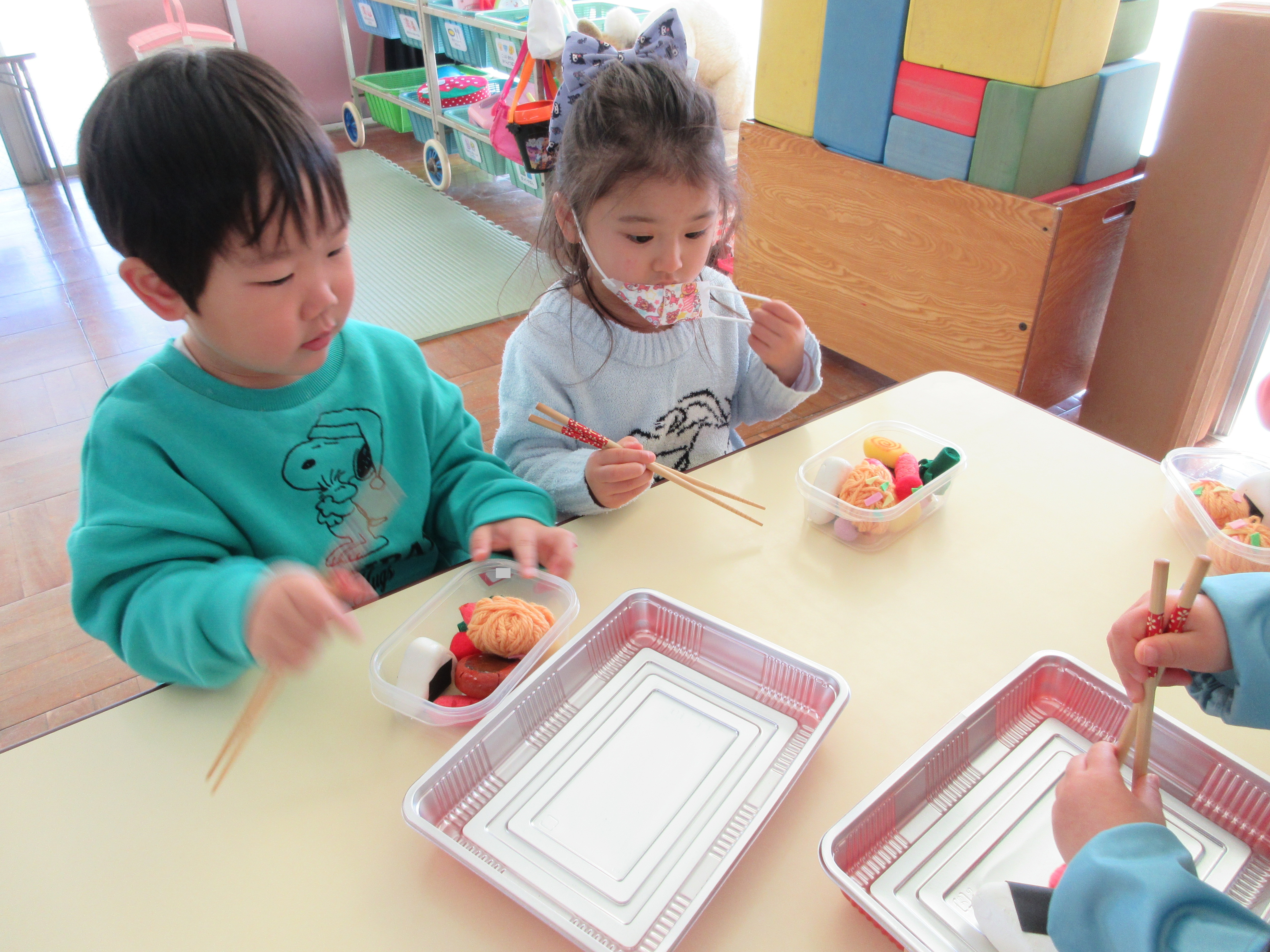 お弁当作り・年少組