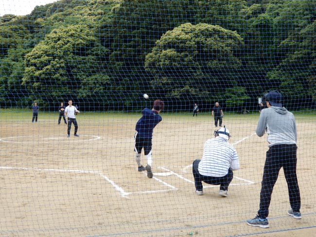 1コート試合開始の様子