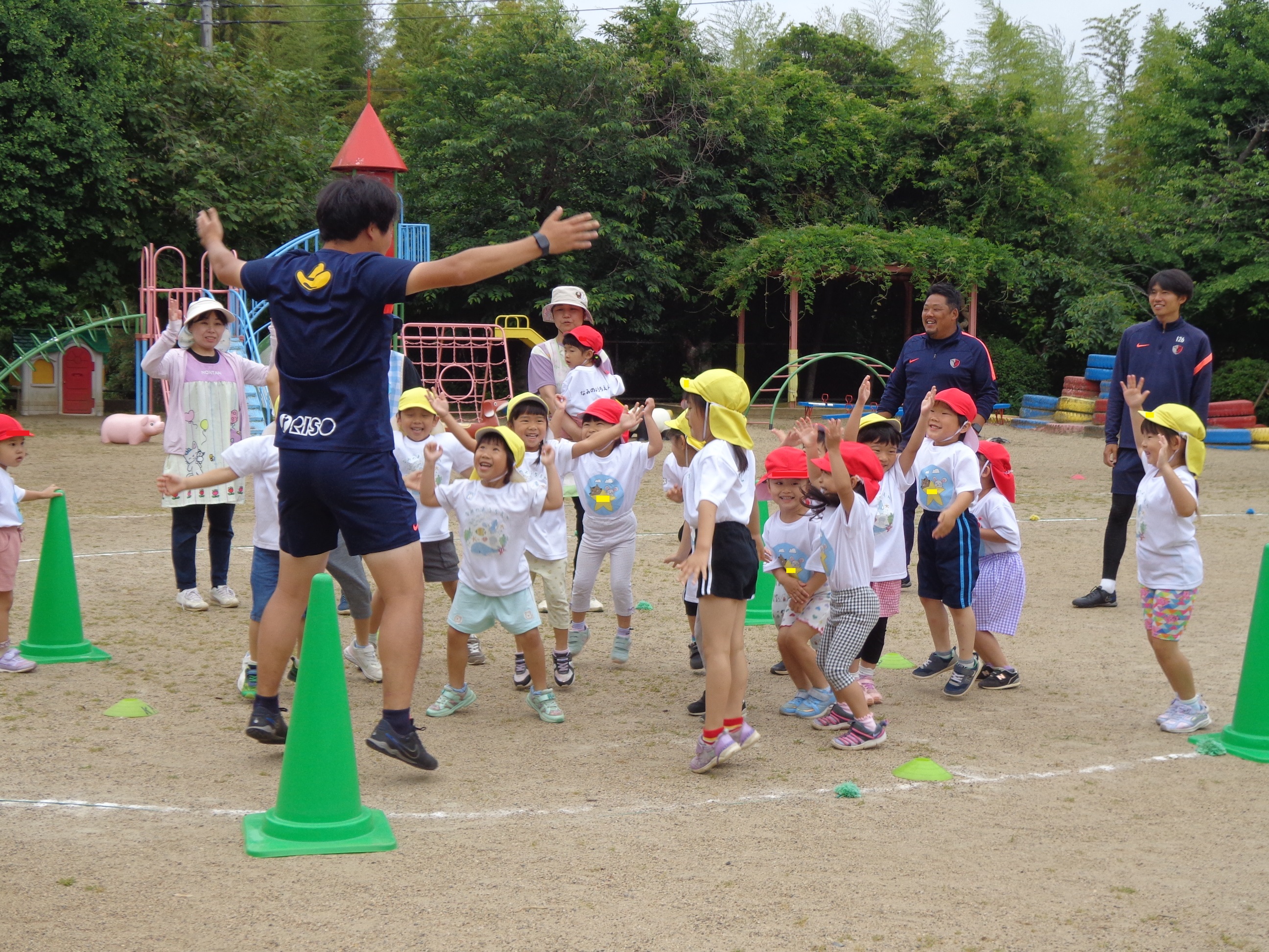 サッカー教室・準備運動
