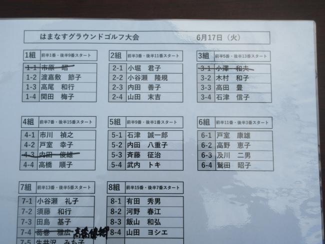 グラウンドゴルフ大会