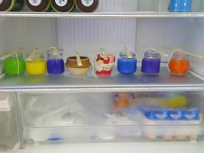冷蔵庫で冷やします