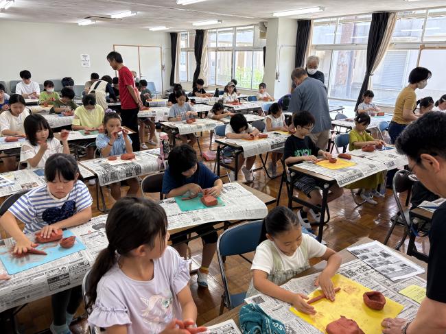 縄文土器作り