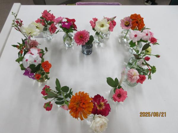 花のハート