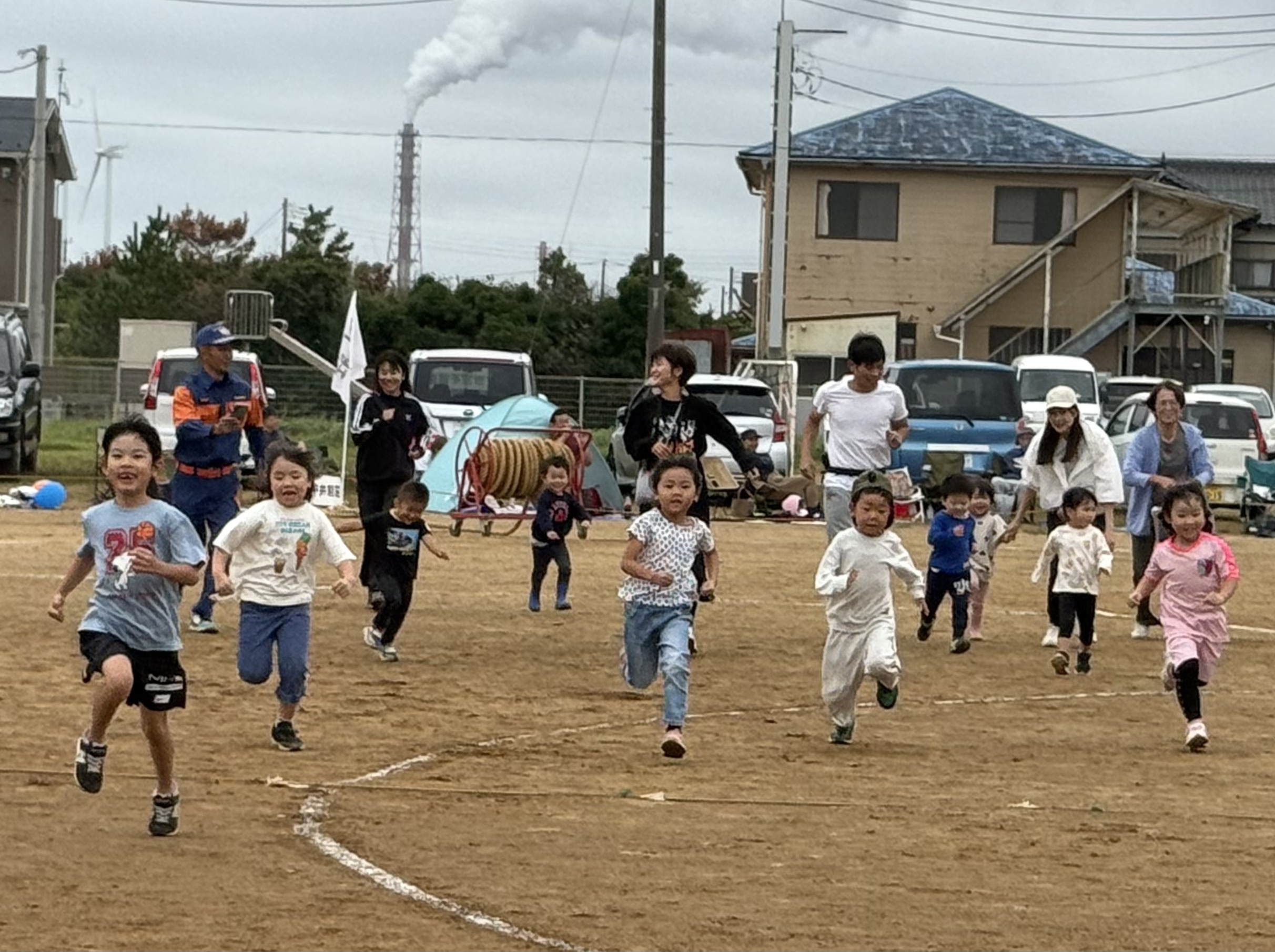 風船ひろい