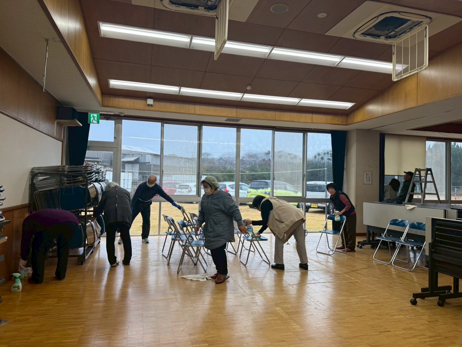掃除の様子