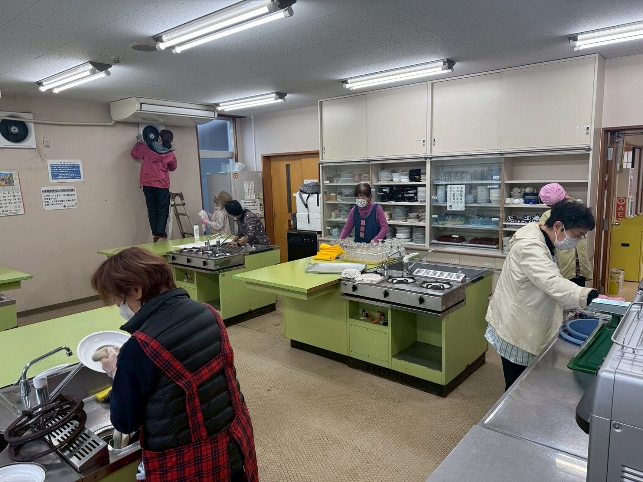 掃除の様子