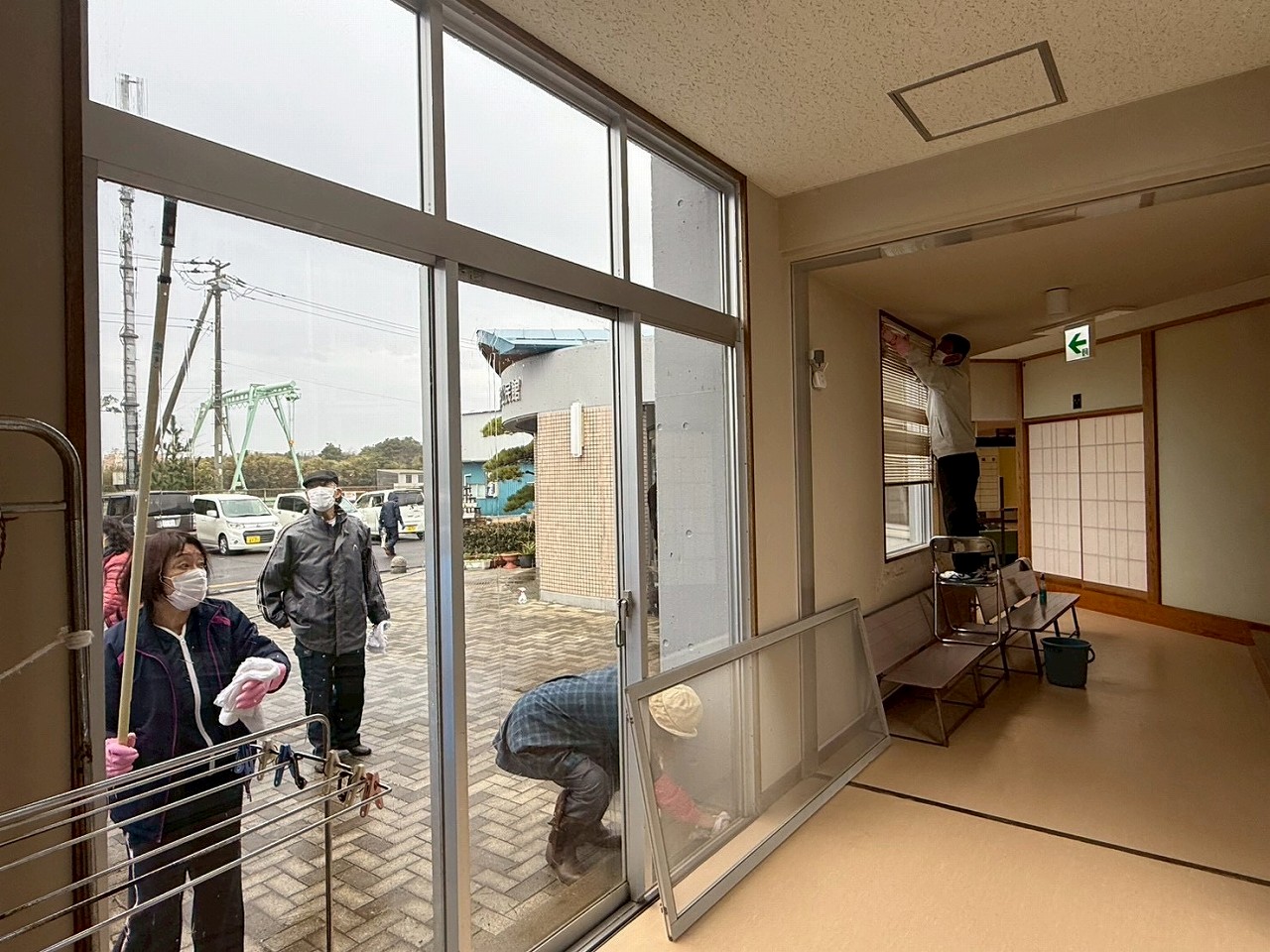掃除の様子