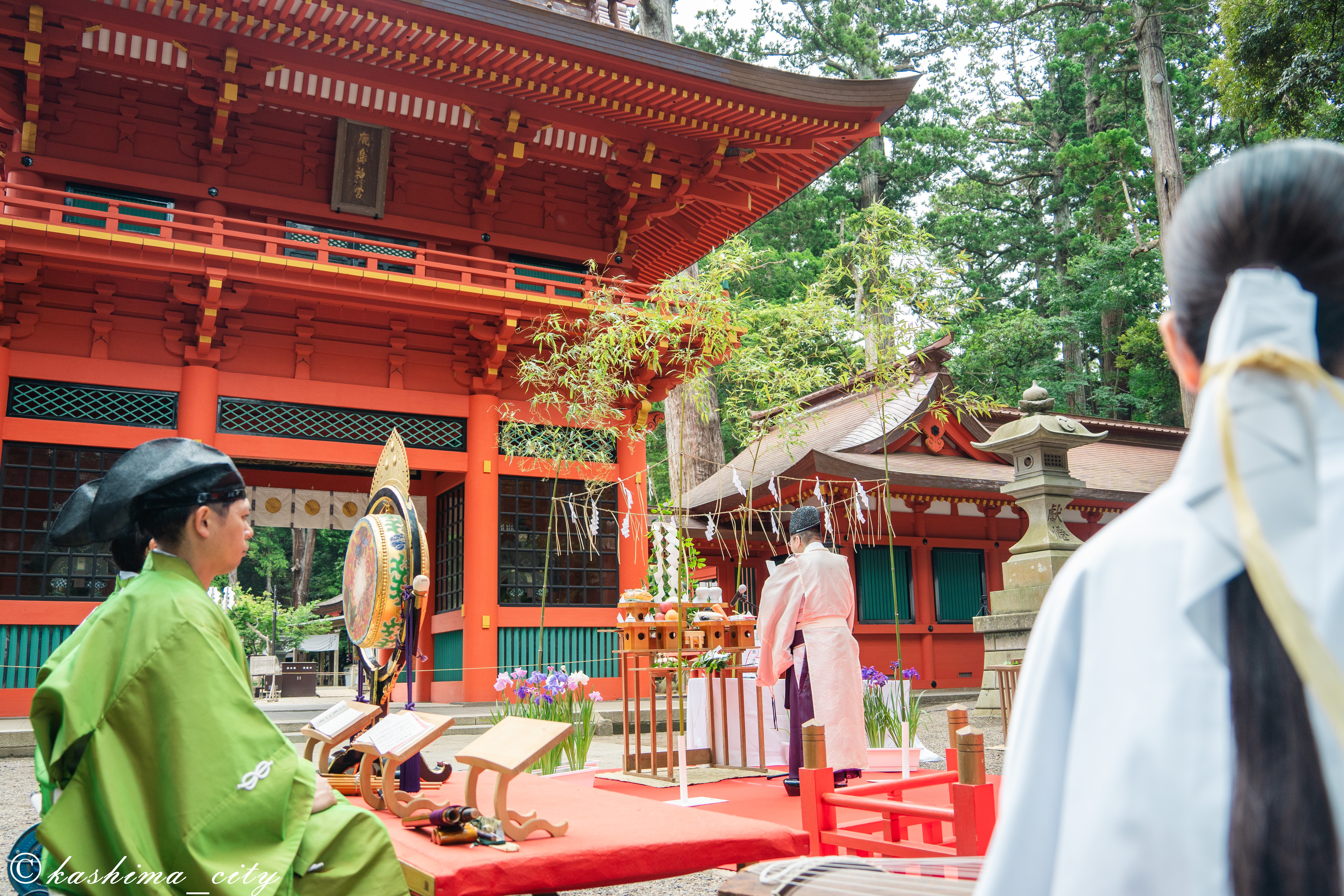 竣工祭の様子