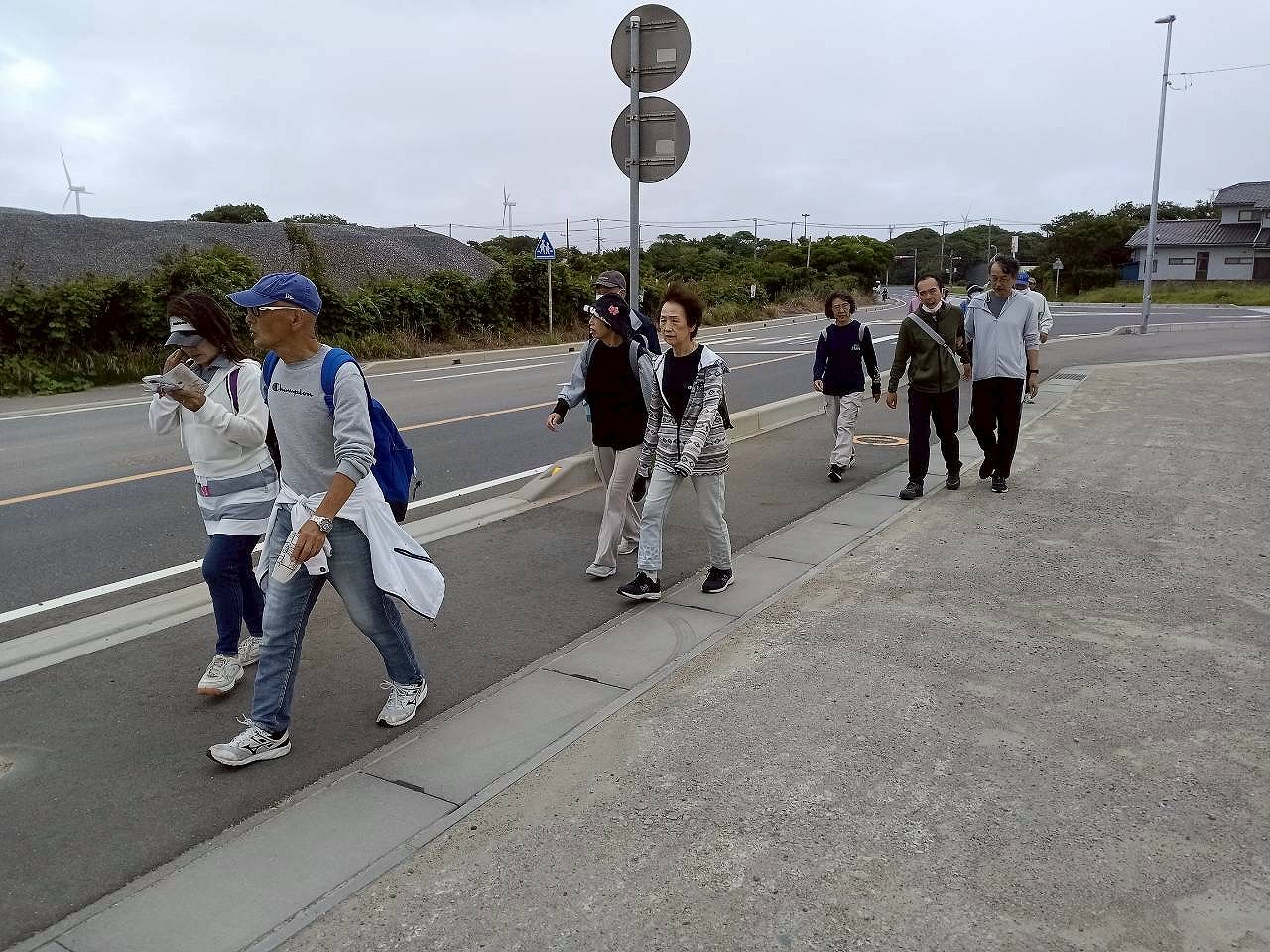 ウォーキングの様子