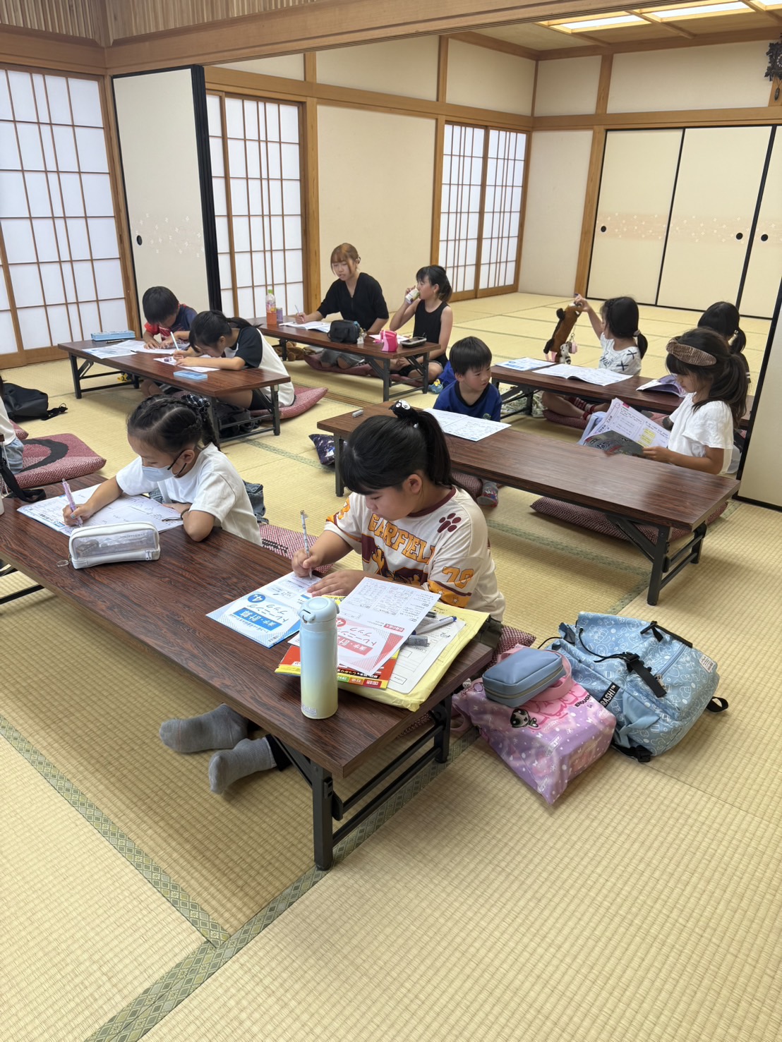 夏休み勉強会の様子
