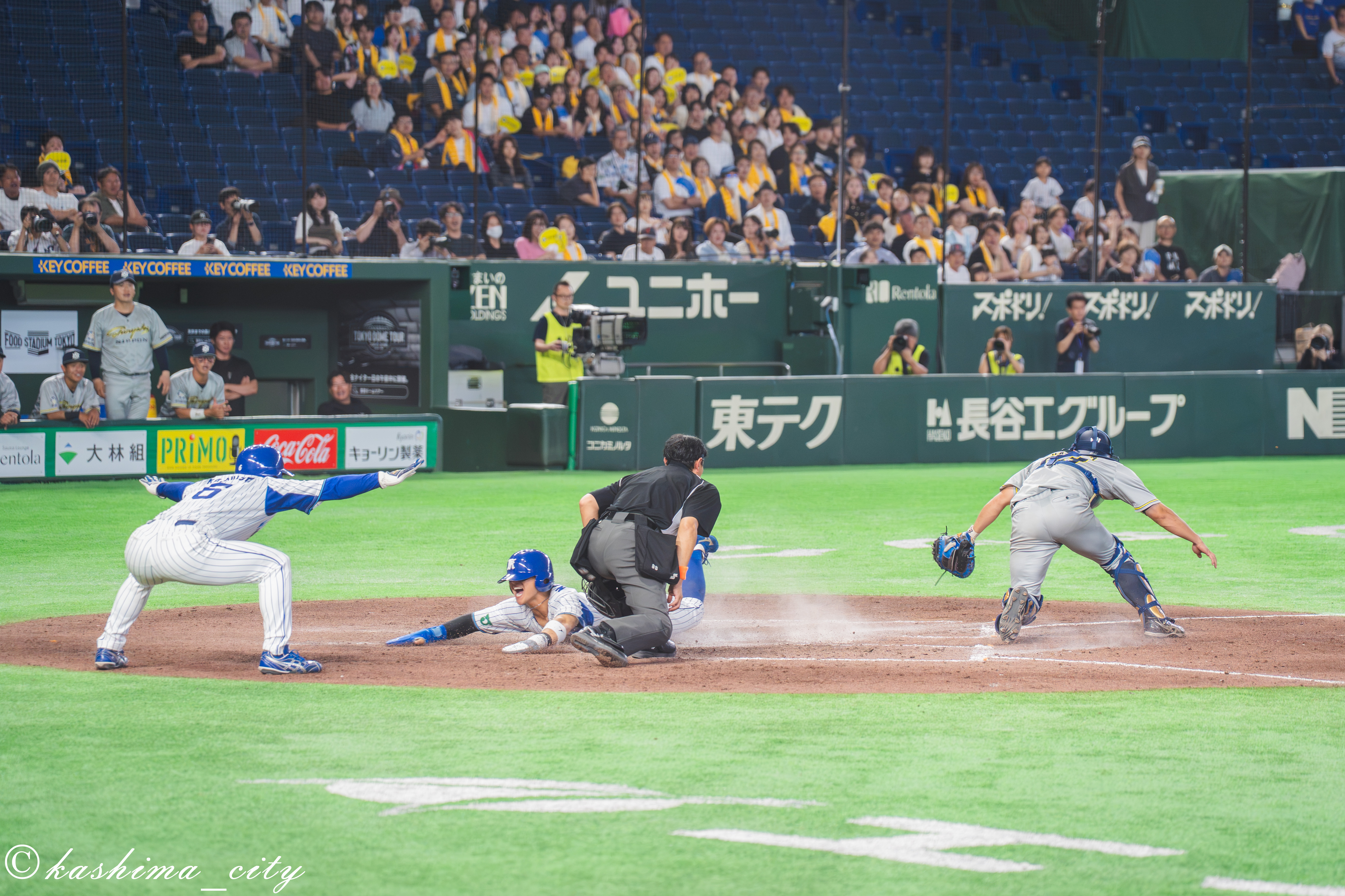4回2点追加の瞬間