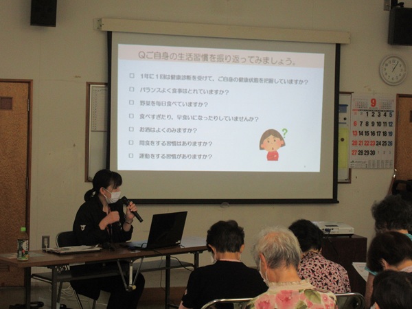 高齢者教室の様子２